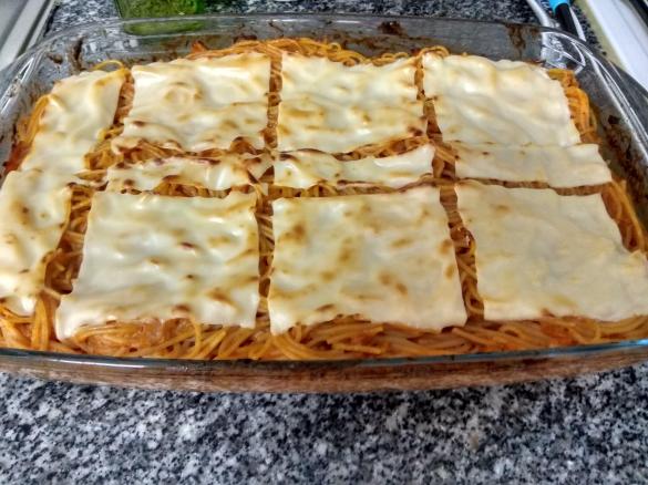 Esparguete de Atum Gratinado no Forno