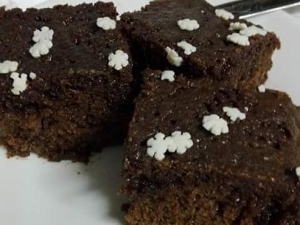 Quadrados de Chocolate Cobertos