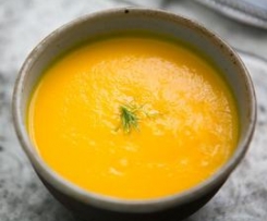 Sopa de Cenoura e Gengibre