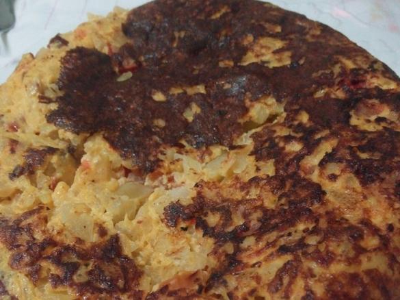 tortilha de batata com queijo