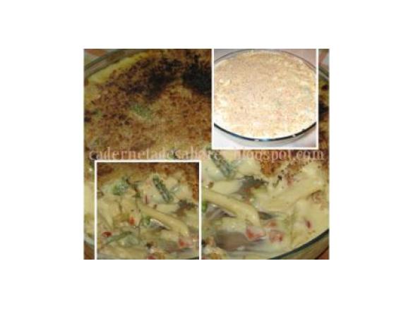 Massa de Legumes e Béchamel de Queijo