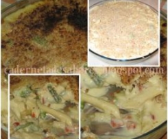 Massa de Legumes e Béchamel de Queijo