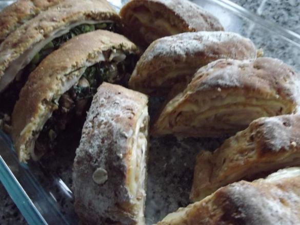 Pão de sementes recheado