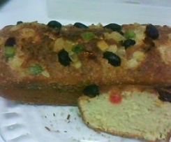 Bolo de claras com leite de côco