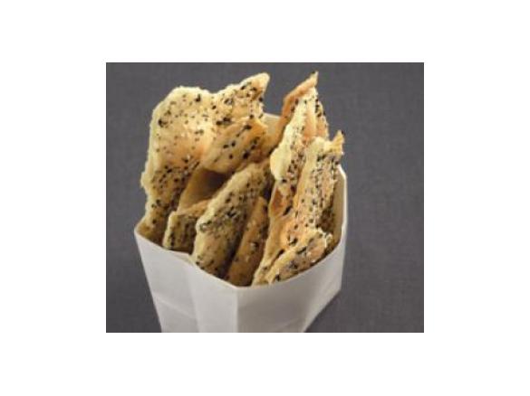 Aperitivos de sementes de sésamo e papoila