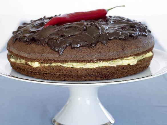 Bolo de chocolate com piripiri