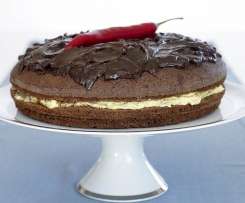 Bolo de chocolate com piripiri