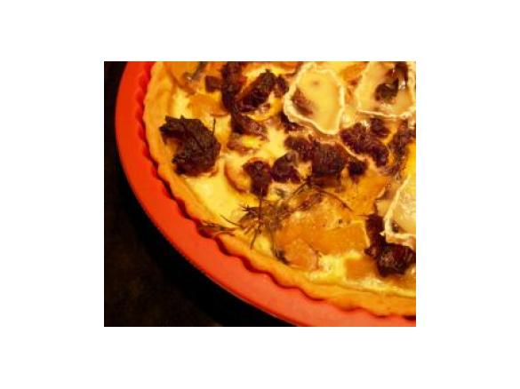 Quiche aromática de abóbora