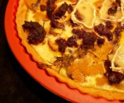 Quiche aromática de abóbora