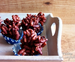 crocantes de arroz e chocolate