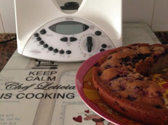 Bolo de Mirtilos e Chocolate 