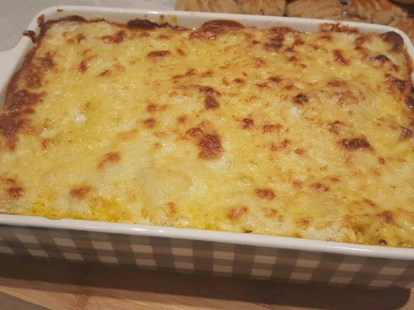 Lasanha de Perú e Vegetais