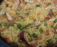 Arroz à Valenciana da minha Família