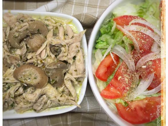 Titinhas de peru e cogumelos á invicta