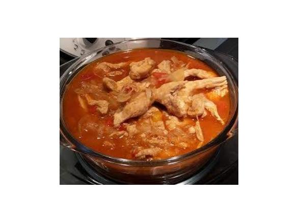 Salteado de Perú com Pimentos