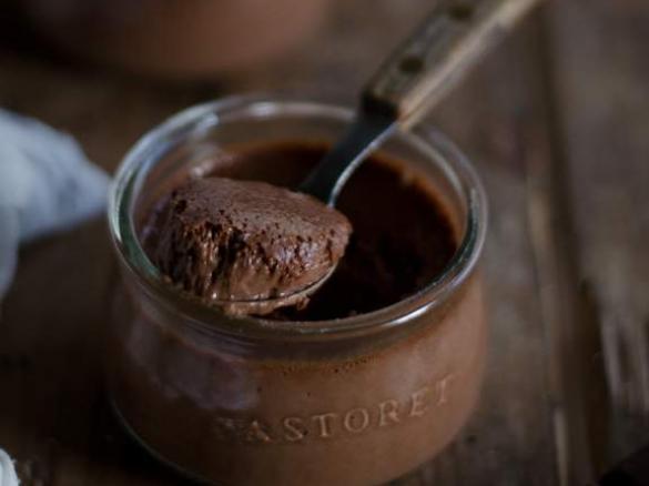 Mousse de chocolate express