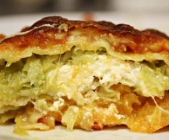 Lasanha de Couve, Abóbora e Requeijão