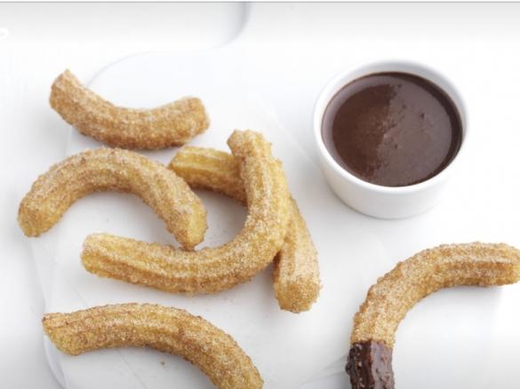 Churros com Chocolate Quente