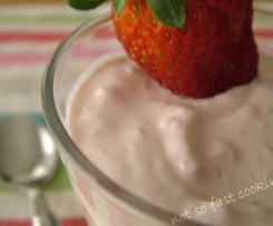 Mousse Rápida de Morangos