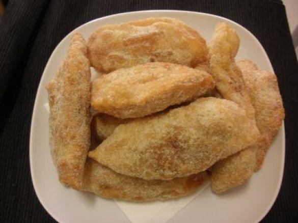 Azevias com doce de grão