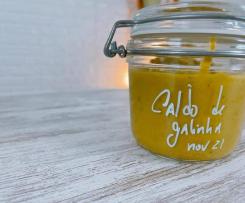 Caldo de galinha e legumes caseiro (5 meses de conservação)