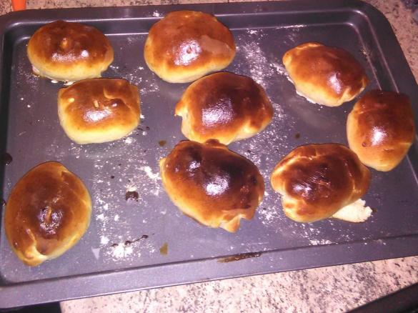 Pão de leite com chocolate