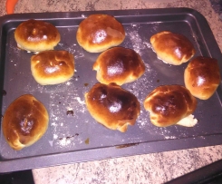 Pão de leite com chocolate