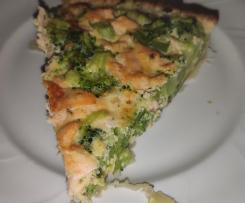 Quiche de Salmão e Bróculos