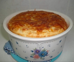 Soufflé de frango e chouriço