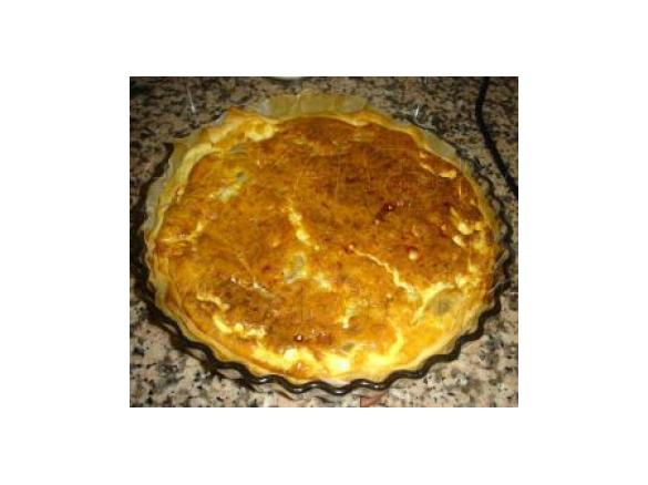 Quiche de Cogumelos, Milho, Chourição e Mascarpone