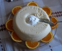 Sobremesa de laranja "fria"