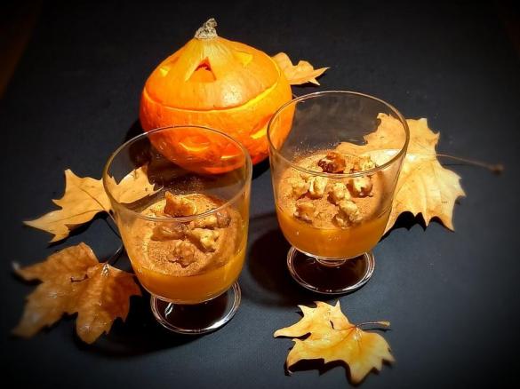 Creme de Abóbora e Laranja