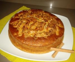 Bolo de Maçã, Iogurte e Canela