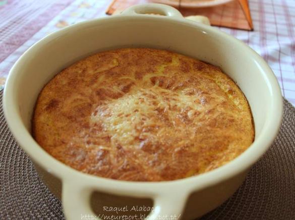 Soufflé de pescada e salmão