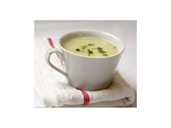 Creme de Alho Francês e Maçã