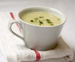 Creme de Alho Francês e Maçã