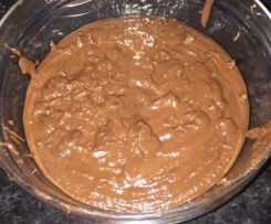 Mousse de Chocolate e Batata Doce