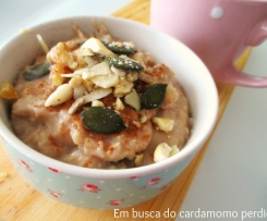 Papas de aveia com maçã e banana (SEM LACTOSE)