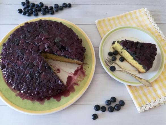 Bolo de Courgette e Mirtilos