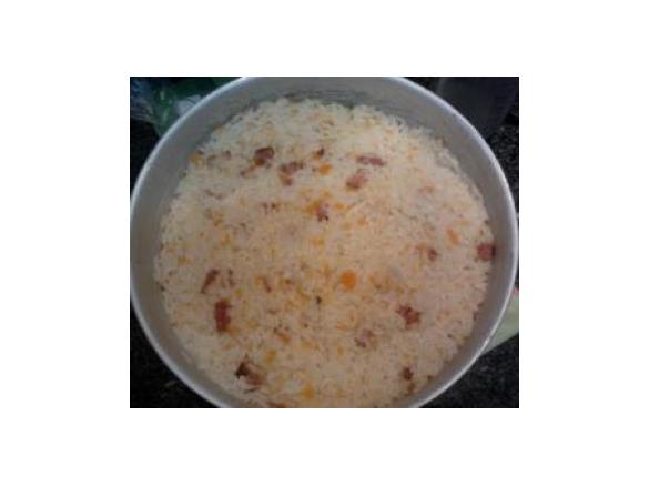 Arroz de Cenoura e Bacon