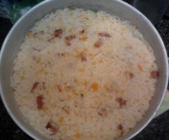 Arroz de Cenoura e Bacon