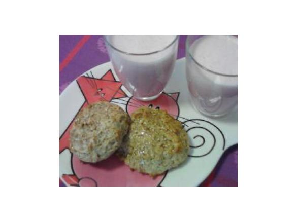 Scones integrais com sésamo e papoila