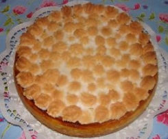 Semifrio suculento de pêssego