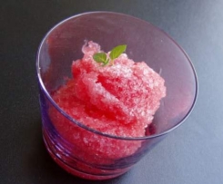 Sorvete de Melancia e Groselha