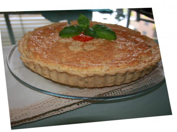 Tarte de peixe e ameijoas