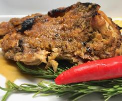 Frango cítrico aromatizado no forno