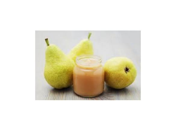 Puré de pêra para bebés