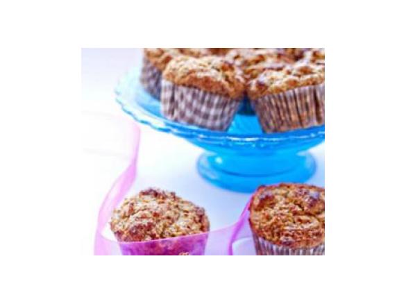 Muffins de Maçã e Fibras