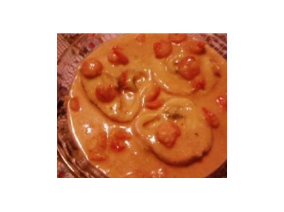 Maruca com molho de camarão