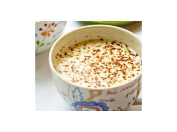 Chocolate Branco. Quente.